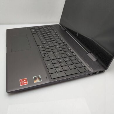 Ноутбук-трансформер HP Envy x360 15z-cp000 / 15.6" (1920x1080) IPS Touch / AMD Ryzen 5 2500U (4 (8) ядра по 2.0 - 3.6 GHz) / 8 GB DDR4 / 256 GB SSD  / AMD Radeon Vega 8 Graphics / WebCam / Win 10 Pro