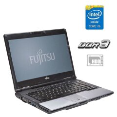 Ноутбук Fujitsu Lifebook S752 / 14" (1366x768) TN / Intel Core i5-3210M (2 (4) ядра по 2.5 - 3.1 GHz) / 4 GB DDR3 / 320 GB HDD / Intel HD Graphics 4000 / DVD-ROM