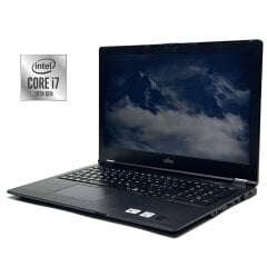 Ультрабук Fujitsu LifeBook U7510 / 15.6" (1920x1080) IPS / Intel Core i7-10610U (4 (8) ядра по 1.8 - 4.9 GHz) / 16 GB DDR4 / 512 GB SSD / Intel UHD Graphics / WebCam / Win 10 Pro