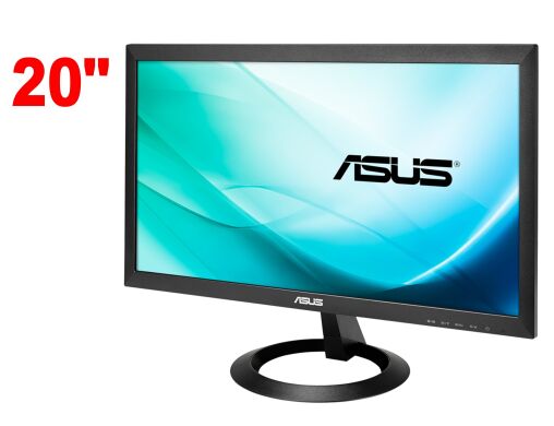 Монітор Б-клас Asus VX207DE / 20" (1366x768) TN / 1x VGA / Кабелі в комплекті