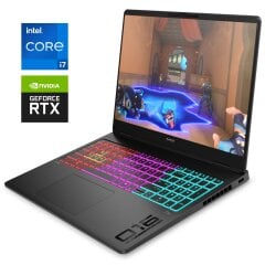 Ігровий ноутбук HP Omen 16-wf1077nr / 16.1" (1920x1080) IPS / Intel Core i7-14700HX (20 (28) ядер по 2.1 - 5.4&nbsp;GHz) / 16 GB DDR5 / 1000 GB SSD / nVidia GeForce RTX 4060, 8 GB GDDR6, 128-bit / WebCam / Win 11