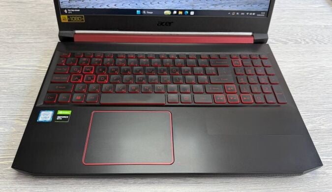 Ігровий ноутбук Acer Nitro 5 AN515-54 / 15.6" (1920x1080) IPS / Intel Core i5-9300H (4 (8) ядра по 2.4 - 4.1 GHz) / 16 GB DDR4 / 256 GB SSD / nVidia GeForce GTX 1650, 4 GB GDDR5, 128-bit / WebCam Ігровий ноутбук Acer Nitro 5 AN515-54 / 15.6" (1920x1080) IPS / Intel Core i5-9300H (4 (8) ядра по 2.4 - 4.1 GHz) / 16 GB DDR4 / 256 GB SSD / nVidia GeForce GTX 1650, 4 GB GDDR5, 128-bit / WebCam
