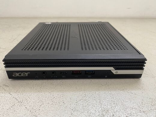 Неттоп Acer Veriton N4670G USFF / Intel Core i3-10100T (4 (8) ядра по 3.0 - 3.8 GHz) / 8 GB DDR4 / 128 GB SSD / Intel UHD Graphics 630 / Блок живлення
