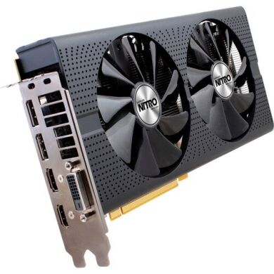 Дискретна відеокарта AAMD Radeon RX 480 Nitro, 8 GB GDDR5, 256-bit / Displayport, HDMI, DVI 