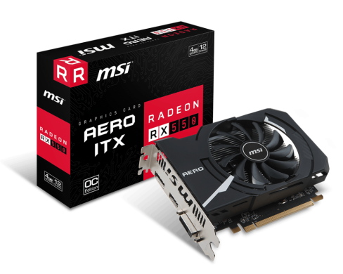 Дискретная видеокарта AMD Radeon RX 550 4GB GDDR5 
