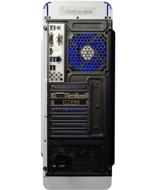 GameMax Elysium White MT / Intel® Core™ i5-7400 (4 ядра по 3.0 - 3.5 GHz) / 8 GB DDR4 / 120 GB SSD+1000 GB HDD / nVidia GeForce GTX 1070 (8 GB GDDR5 256 bit) / 600 W