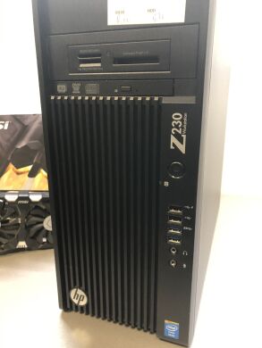 HP Z230 Tower Workstation / Intel Xeon E3-1225 (4 ядра по 3.1 - 3.4GHz) / 8 GB DDR3 / 120 GB SSD + 1 TB HDD / GeForce 1060 3GB / DVD