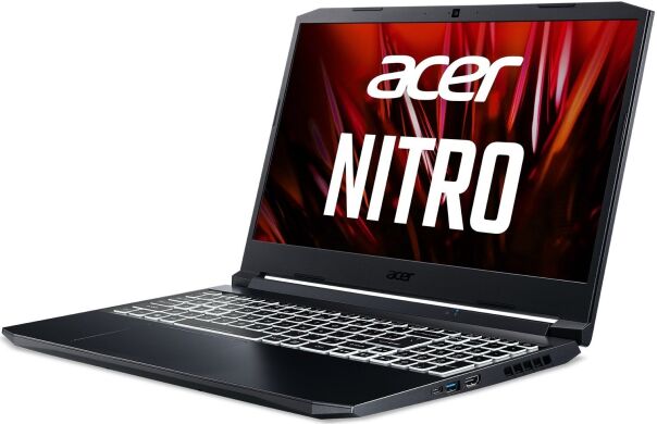 Новый игровой ноутбук Acer Nitro 5 AN515-45 NEW / 15.6" (1920x1080) IPS / AMD Ryzen 7 5800H (8 (16) ядер 3.2 - 4.4 GHz) / 16 GB DDR4 / 512 GB SSD / nVidia GeForce RTX 3050, 4 GB GDDR6, 128-bit / WebCam 