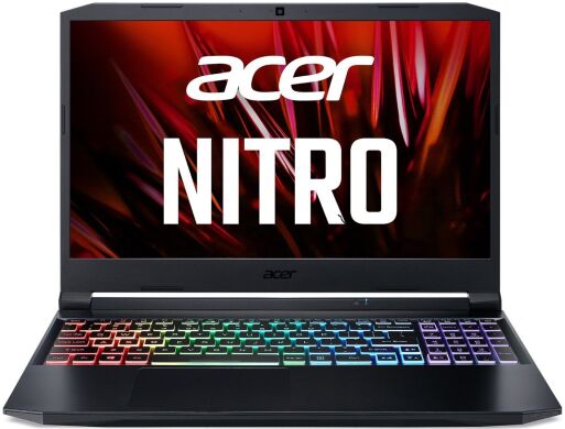 Новый игровой ноутбук Acer Nitro 5 AN515-45 NEW / 15.6" (1920x1080) IPS / AMD Ryzen 7 5800H (8 (16) ядер 3.2 - 4.4 GHz) / 16 GB DDR4 / 512 GB SSD / nVidia GeForce RTX 3050, 4 GB GDDR6, 128-bit / WebCam 