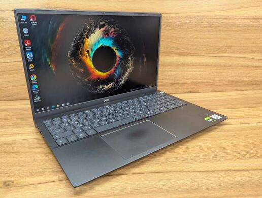 Ігровий ноутбук Б-клас Dell Vostro 7500 / 15.6" (1920x1080) IPS / Intel Core i7-10750H (6 (12) ядер по 2.6 - 5.0 GHz) / 16 GB DDR4 / 512 GB SSD / nVidia GeForce GTX 1650 Ti, 4 GB GDDR6, 128-bit / WebCam / Fingerprint / Windows 10