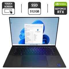 Игровой ноутбук Б-класс Dell XPS 15 9510 / 15.6" (3456x2160) OLED Touch / Intel Core i9-11900H (8 (16) ядер по 4.9 GHz) / 16 GB DDR4 / 512 GB SSD / nVidia GeForce RTX 3050 Ti, 4 GB GDDR6, 128-bit / WebCam
