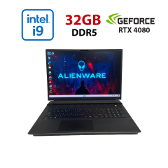 Игровой ноутбук Dell Alienware m18 R1 / 18" (2560x1600) IPS / Intel Core i9-13900HX (24 (32) ядер по 2.2 - 5.4 GHz) / 32 GB DDR5 / 1000 GB SSD NVMe / nVidia GeForce RTX 4080, 12 GB GDDR6, 192-bit / WebCam