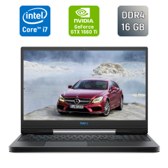Ігровий ноутбук Dell G5 5590 / 15.6" (1920x1080) IPS / Intel Core i7-9750H (6 (12) ядер по 2.6 - 4.5 GHz) / 16 GB DDR4 / 480 GB SSD / nVidia GeForce GTX 1660 Ti, 6 GB GDDR6, 192-bit / WebCam / Windows 10
