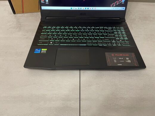Игровой ноутбук MSI Pulse GL66 11UCK-234US / 15.6" (1920x1080) IPS / Intel Core i5-11400H (6 (12) ядер по 4.5 GHz) / 16 GB DDR4 / 512 GB SSD M.2 / nVidia GeForce RTX 3050, 4 GB GDDR6, 128-bit / WebCam