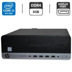 Компьютер HP ProDesk 600 G3 SFF / Intel Core i5-6500 (4 ядра по 3.2 - 3.6 GHz) / 8 GB DDR4 / 500 GB HDD / Intel HD Graphics 530