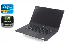 Мобильная рабочая станция Б-класс Dell Precision 5520 / 15.6" (1920x1080) IPS / Intel Xeon E3-1505M v6 (4 (8) ядра по 3.0 - 4.0 GHz) / 32 GB DDR4 / 512 GB SSD / nVidia Quadro M1200, 4 GB GDDR5, 128-bit / Windows 10
