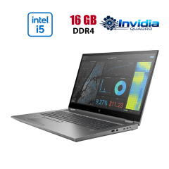 Мобільна робоча станція HP Zbook Fury 17 G7 / 17.3" (1920x1080) IPS / Intel Core i7-10750H (6 (12) ядер по 2.6 - 5.0 GHz) / 16 GB DDR4 / 512 GB SSD / nVidia Quadro RTX 3000, 6 GB GDDR6, 192-bit / WebCam