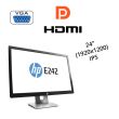 Монитор HP E242 / 24" (1920x1200) IPS / 1x VGA, 1x HDMI, 1x DP