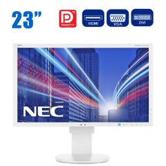 Монітор NEC MultiSync EA234WMi / 23" (1920x1080) IPS / VGA, DVI, HDMI, DisplayPort, USB, Audio / Вбудовані колонки 2x 1W