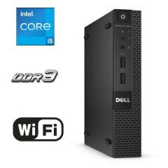 Неттоп Dell OptiPlex 9020M USFF / Intel Core i5-4590T (4 ядра по 2.0 - 3.0 GHz) / 4 GB DDR3 / noHDD / Intel HD Graphics 4600 / WiFi 