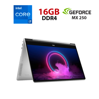 Ноутбук-трансформер Б-клас Dell Inspiron 7791 2n1 / 17.3" (1920x1080) IPS Touch / Intel Core i7-10510U (4 (8) ядра по 1.8 - 4.9 GHz) / 16 GB DDR4 / 512 GB SSD / nVidia GeForce MX250, 2 GB GDDR5, 64-bit / WebCam / HDMI