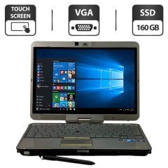 Нетбук-трансформер HP EliteBook 2740p / 12.1" (1280x800) IPS Touch / Intel Core i5-540M (2 (4) ядра по 2.53 - 3.07 GHz) / 8 GB DDR3 / 160 GB SSD / Intel HD Graphics / WebCam / Стилус