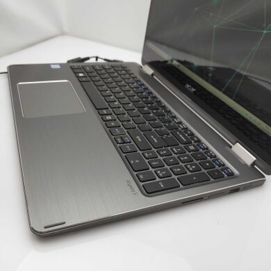 Ноутбук Acer Aspire R5-571T / 15.6" (1920х1080) Touch IPS / Intel Core i5-6200U (2 (4) ядра по 2.3 - 2.8 GHz) / 8 GB DDR4 / 256 GB SSD / WebCam / USB 3.0 / HDMI