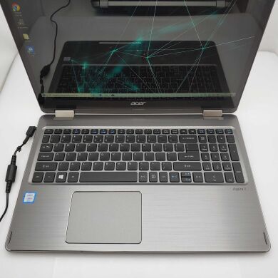 Ноутбук Acer Aspire R5-571T / 15.6" (1920х1080) Touch IPS / Intel Core i5-6200U (2 (4) ядра по 2.3 - 2.8 GHz) / 8 GB DDR4 / 256 GB SSD / WebCam / USB 3.0 / HDMI