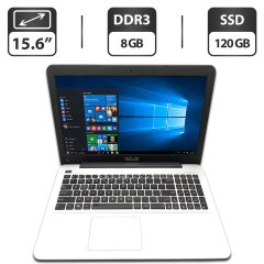Ноутбук Asus X555 / 15.6" (1366x768) TN / Intel Core i5-5200U (2 (4) ядра по 2.2 - 2.7 GHz) / 8 GB DDR3 / 120 GB SSD / Intel HD Graphics 5500 / WebCam