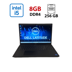 Ноутбук Б-класс Dell Latitude 3520 / 15.6" (1366x768) TN / Intel Core i5-1135G7 (4 (8) ядра по 2.4 - 4.2 GHz) / 8 GB DDR4 / 256 GB SSD / Intel Iris Xe Graphics / WebCam