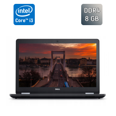 Ноутбук Dell Latitude E5570 / 15.6" (1366x768) TN / Intel Core i3-6100U (2 (4) ядра по 2.3 GHz) / 8 GB DDR4 / 128 GB SSD / Intel HD Graphics 520 / WebCam / Windows 10