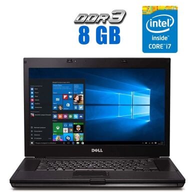 Ноутбук Dell Latitude E6510 / 15.6" (1366x768) TN / Intel Core i7-740QM (4 (8) ядра по 1.73 - 2.93 GHz) / 8 GB DDR3 / 180 GB SSD / nVidia NVS 3100M, 512 MB GDDR3, 64-bit / DVD-RW Ноутбук Dell Latitude E6510 / 15.6" (1366x768) TN / Intel Core i7-740QM (4 (8) ядра по 1.73 - 2.93 GHz) / 8 GB DDR3 / 180 GB SSD / nVidia NVS 3100M, 512 MB GDDR3, 64-bit / DVD-RW