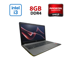 Ноутбук HP 250 G6 / 15.6" (1366х768) TN / Intel Core i3-7020U (2 (4) ядра по 2.3 GHz) / 8 GB DDR4 / 120 GB SSD / AMD Radeon R5 M330, 2 GB DDR3, 64-bit / WebCam