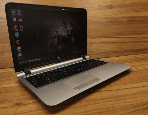 Ноутбук HP ProBook 455 G3 / 15.6" (1366x768) TN / AMD A10-8700P (2 (4) ядра по 1.8 - 3.2 GHz) / 8 GB DDR3 / 240 GB SSD / AMD Radeon R6 / WebCam