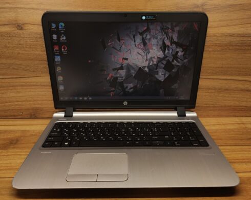 Ноутбук HP ProBook 455 G3 / 15.6" (1366x768) TN / AMD A10-8700P (2 (4) ядра по 1.8 - 3.2 GHz) / 8 GB DDR3 / 240 GB SSD / AMD Radeon R6 / WebCam