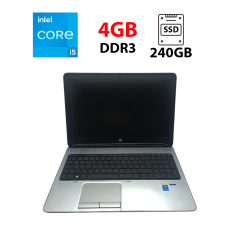 Ноутбук HP ProBook 650 G1 / 15.6" (1366x768) TN / Intel Core i5-4200M (2 (4) ядра по 2.5 - 3.1 GHz) / 4 GB DDR3 / 240 GB SSD / Intel HD Graphics 4600 / WebCam
