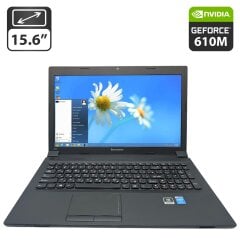 Ноутбук Lenovo B590 / 15.6" (1366x768) TN / Intel Pentium B960 (2 ядра по 2.2 GHz) / 6 GB DDR3 / 500 GB HDD / nVidia GeForce 610M, 1 GB GDDR3, 64-bit / WebCam / DVD-ROM