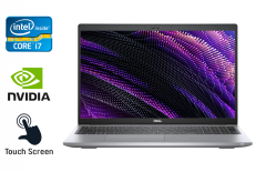 Ноутбук робоча станція Dell Precision 3560 / 15.6" (1920x1080) IPS Touch / Intel Core i7-1185G7 (4 (8) ядра по 3.0 - 4.8 GHz) / 16 GB DDR4 / 512 GB SSD / nVidia T500, 2 GB GDDR6, 64-bit / WebCam / HDMI / Windows 10