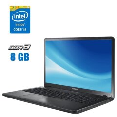 Ноутбук Б-клас Samsung NP350E7C / 17.3" (1600x900) TN / Intel Core i5-3210M (2 (4) ядра по 2.5 - 3.1 GHz) / 8 GB DDR3 / 120 GB SSD / Intel HD Graphics 4000 / WebCam 