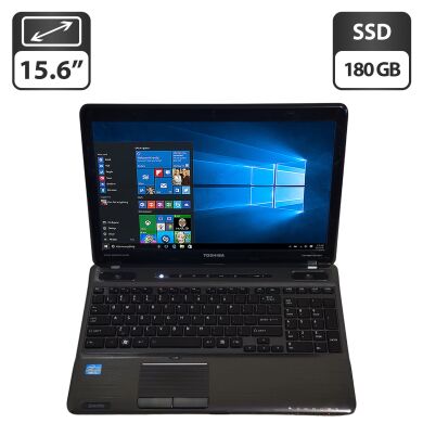 Ноутбук Toshiba Satellite P755 / 15.6" (1366x768) TN / Intel Core i5-2410M (2 (4) ядро по 2.3 - 2.9 GHz) / 8 GB DDR3 / 180 GB SSD / Intel HD Graphics 3000 / WebCam / DVD-ROM