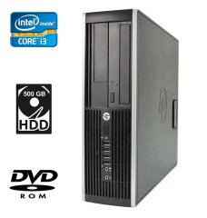 Системний блок HP Compaq Pro 6200 SFF / Intel Core i3-2100 (2 (4) ядра по 3.1 GHz) / 4 GB DDR3 / 500 GB HDD / Intel HD Graphics 2000 / DVD-ROM / DisplayPort