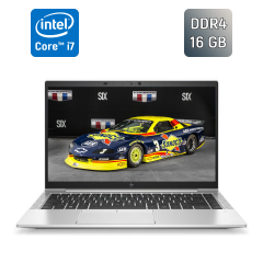 Ультрабук Б-класс HP EliteBook 840 G7 / 14" (1920x1080) IPS / Intel Core i7-10610U (4 (8) ядра по 1.8 - 4.9 GHz) / 16 GB DDR4 / 512 GB SSD / Intel UHD Graphics / USB Type-C / Fingerprint / Windows 10
