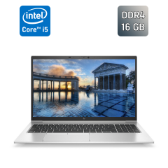 Ультрабук Б-клас HP EliteBook 850 G8 / 15.6" (1920x1080) IPS / Intel Core i5-1145G7 (4 (8) ядра по 2.6 - 4.4 GHz) / 16 GB DDR4 / 256 GB SSD / Intel Iris Xe Graphics / WebCam / USB Type-C / TouchID