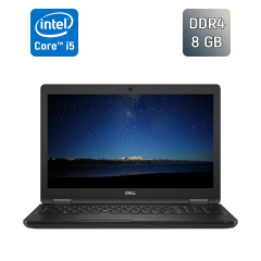 Ультрабук Dell Latitude 5590 / 15.6" (1920x1080) IPS / Intel Core i5-8350U (4 (8) ядра по 1.7 - 3.6 GHz) / 8 GB DDR4 / 256 GB SSD / Intel UHD Graphics 620 / HDMI / WebCam / Windows 10