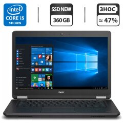 Ультрабук Dell Latitude E7450 / 14" (1366x768) TN / Intel Core i5-5300U (2 (4) ядра по 2.3 - 2.9 GHz) / 8 GB DDR3 / 360 GB SSD NEW / Intel HD Graphics 5500 / WebCam / HDMI