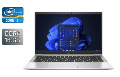 Ультрабук HP EliteBook 840 G8 / 14" (1920x1080) IPS / Intel Core i5-1145G7 (4 (8) ядра по 2.6 - 4.4 GHz) / 16 GB DDR4 / 480 GB SSD / Intel Iris Xe Graphics / WebCam / TouchID / Windows 10