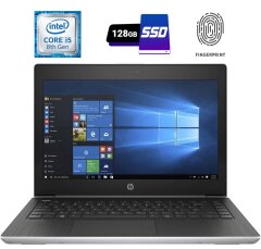 Ультрабук HP ProBook 430 G5 / 13.3" (1366x768) TN / Intel Core i5-8250U (4 (8) ядра по 1.6 - 3.4 GHz) / 4 GB DDR4 / 128 GB SSD / Intel UHD Graphics 620 / WebCam / Fingerprint / USB 3.1 / HDMI / Windows 10 ліцензія