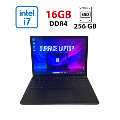 Ультрабук Microsoft Surface Laptop 4 2021 / 13.5" (2256x1504) IPS Touch / Intel Core i7-1185G7 (4 (8) ядра по 3.0 - 4.8 GHz) / 16 GB DDR4 / 256 GB SSD / Intel Iris Xe Graphics / WebCam