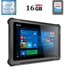 Захищений планшет Getac F110 G3 / 11.6" (1366x768) IPS / Intel Core i5-6200U (2 (4) ядра по 2.3 - 2.8 GHz) / 16 GB DDR4 / 256 GB SSD / Intel HD Graphics 520 / HDMI / Дві батареї