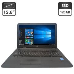 Ноутбук HP 250 G5 / 15.6" (1366x768) TN / Intel Celeron N3060 (2 ядра по 1.6 - 2.48 GHz) / 8 GB DDR3 / 120 GB SSD / Intel HD Graphics 400 / WebCam / DVD-ROM